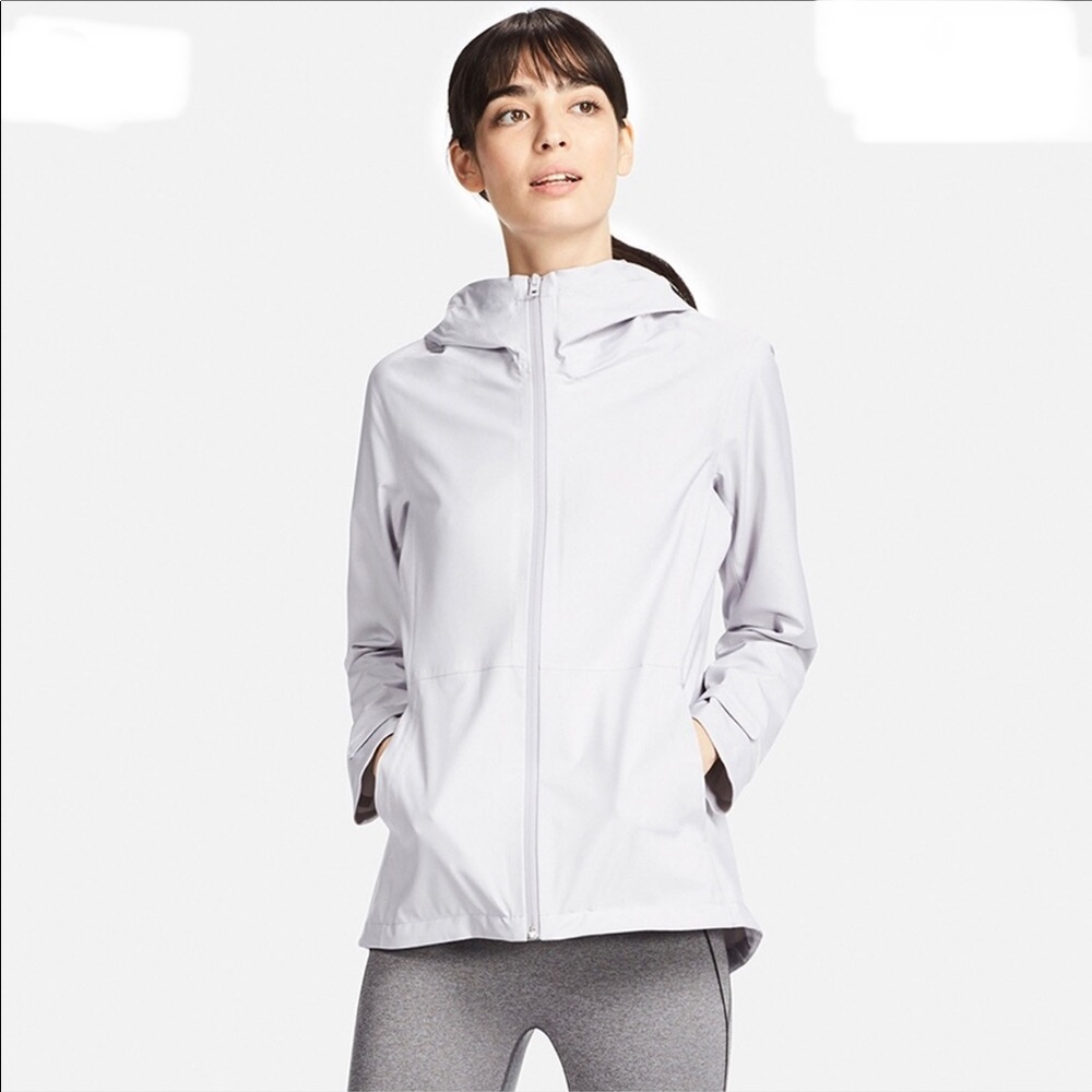 NWOT Uniqlo Block Tech Parka Rain Coat Jacket